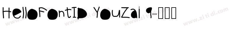 HelloFontID YouZai 9字体转换